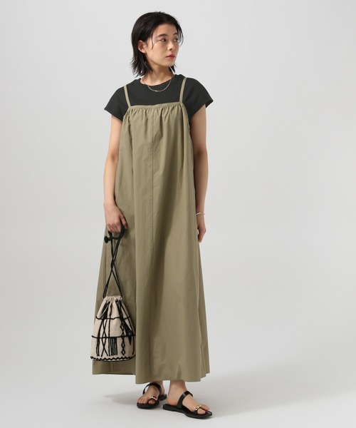 BAYFLOW（ベイフロー）の「[単品でも着用可]2Pセットジャンパースカート（ジャンパースカート・レディース・ベージュ/ネイビー/ブラック・FREE）」の21枚目の写真