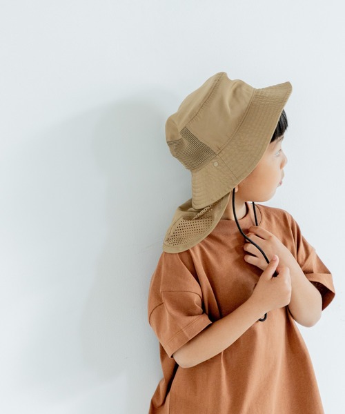 LOWRYS FARM（ローリーズファーム）の「ＮＥアドベンチャーＨＡＴ　 283518（ハット・キッズ・ブラック/ベージュ・FREE）」の5枚目の写真