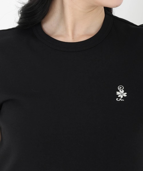 tシャツ トレフルベアフライス＿ＳＦクローバー刺繍スリムＴ　Tシャツ・カットソー レディース セール】トレフルベアフライス＿SFクローバー刺繍スリムT T