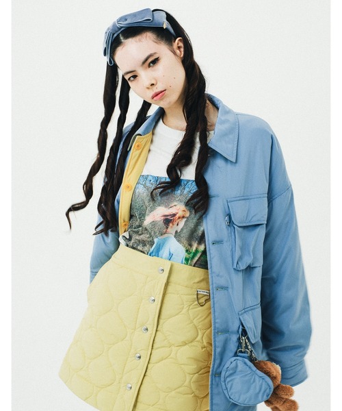 AVIREX（アヴィレックス）の「/Little Sunny Bite/AVIREX x little sunny bite nylon reversible jacket（ナイロンジャケット・レディース・ブルー系その他/ブラック系その他・SMALL/MEDIUM）」の2枚目の写真