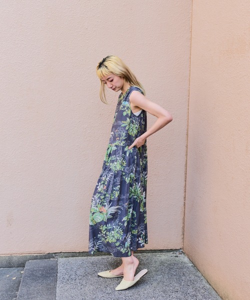 セール】【ZOZO限定!!!】リーフプリントワンピース（ワンピース