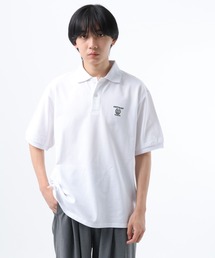 カレッジ刺繍ポロシャツ/AND YUA ANY/452258