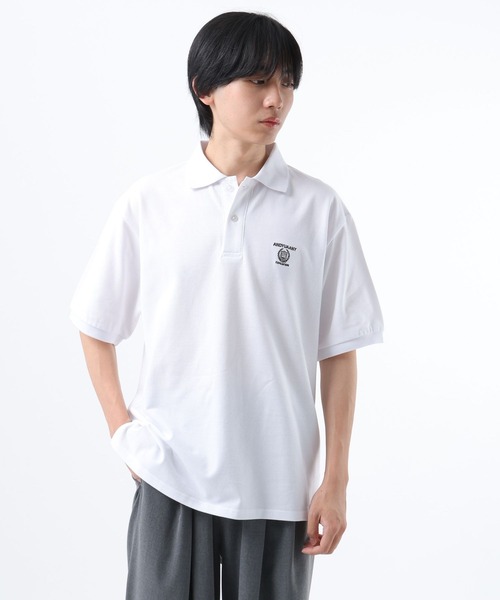 セール】カレッジ刺繍ポロシャツ/AND YUA ANY/452258