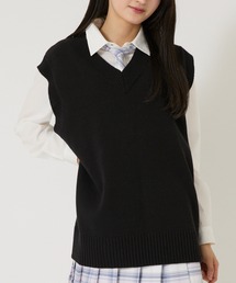 WEGO/無地ニットベスト