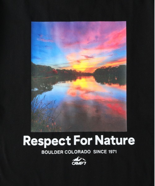 CAMP7（キャンプセブン）の「【CAMP7】バックフォトプリントＴシャツ（Tシャツ/カットソー・メンズ・ブラック/ホワイト/ベージュ・L/XL/M）」の15枚目の写真