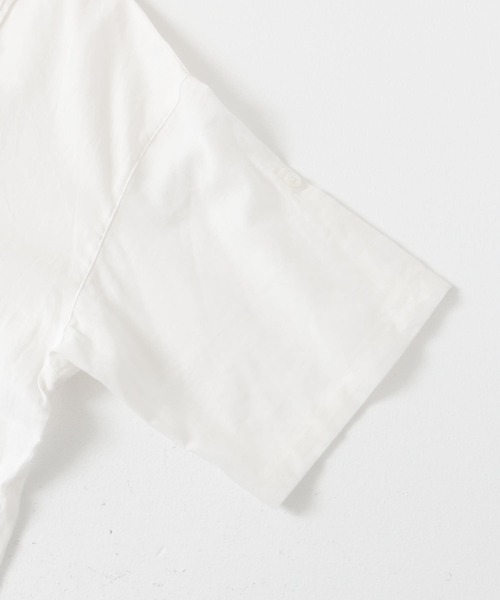 URBAN RESEARCH DOORS（アーバンリサーチドアーズ）の「『UR TECH』ボイルピンタックブラウス（シャツ/ブラウス・レディース・ブラック/オフホワイト/ライトカーキ・MEDIUM）」の16枚目の写真