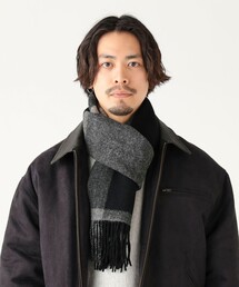 B:MING by BEAMS | パネル リバーシブル マフラー（ユニセックス）(マフラー)