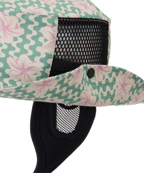 ROXY(ロキシー)の「WR UV WATER SURF HAT /ロキシー花柄サーフハット(ハット・レディース・グリーン/ブラック・FREE)」の5枚目の写真
