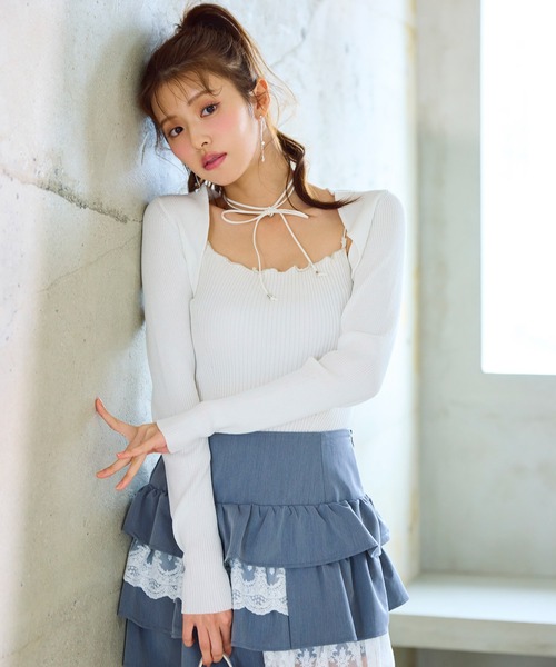 【YEGG】ラッフルレイヤードマルチスカート ラッフルレイヤードマルチスカート - YEGG | 60% - アジア