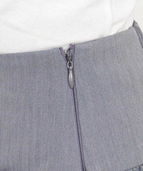 ROYAL PARTY（ロイヤルパーティー）の「レースレイヤードラッフルミニスカート（スカート・レディース・グレー/ブラック/ベージュ・FREE）」の21枚目の写真