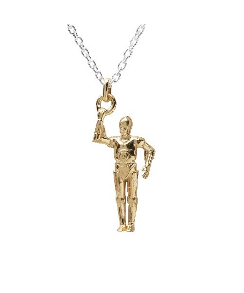 STAR WARS(スターウォーズ)の「STAR WARS/スターウォーズ C3-PO ぶら下がりネックレス/SILVER925/シルバー925(ネックレス・メンズ・シルバー系その他・ONE SIZE)」の1枚目の写真