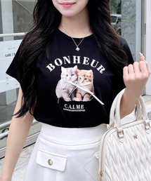 INGNI | リボン付ねこTシャツ(Tシャツ/カットソー)