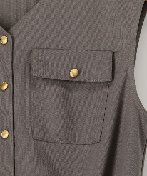 MICO COULIER(ミコクリエ)の「エステルカノコオールインワン(つなぎ/オールインワン・レディース・ブラック/チャコールグレー・38)」の18枚目の写真