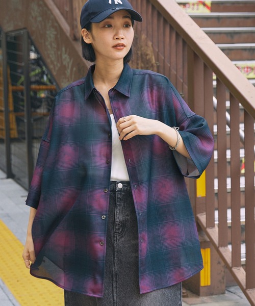 1点物　希少デザイン　グラデーション模様　長袖シャツ　メッシュ　シースルー 楽天市場】メッシュ（柄グラデーション）（トップス｜メンズ