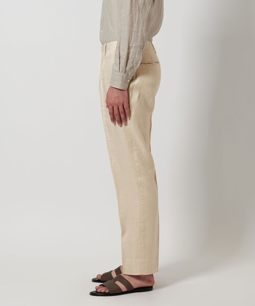 UNITED ARROWS(ユナイテッドアローズ)の「リネンツイル リラックステーパード イージースラックス(その他パンツ・メンズ・ナチュラル/ブラック・50/48/46/44)」の10枚目の写真