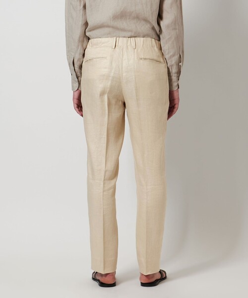 UNITED ARROWS(ユナイテッドアローズ)の「リネンツイル リラックステーパード イージースラックス(その他パンツ・メンズ・ナチュラル/ブラック・50/48/46/44)」の11枚目の写真