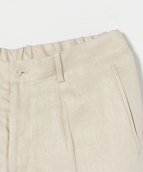 UNITED ARROWS(ユナイテッドアローズ)の「リネンツイル リラックステーパード イージースラックス(その他パンツ・メンズ・ナチュラル/ブラック・50/48/46/44)」の15枚目の写真