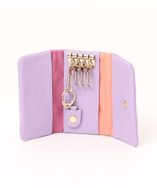 キーケース ツモリチサト ラインネコ（キーケース/キーアクセサリー