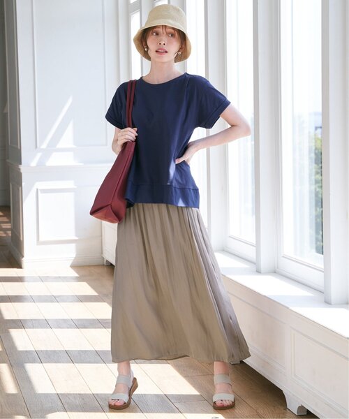 ikka(イッカ)の「【セットアップ対応】カッセンボリュームラップスカーチョ(その他パンツ・レディース・チャコールグレー/ブルー/モカ・M/L/S)」の19枚目の写真