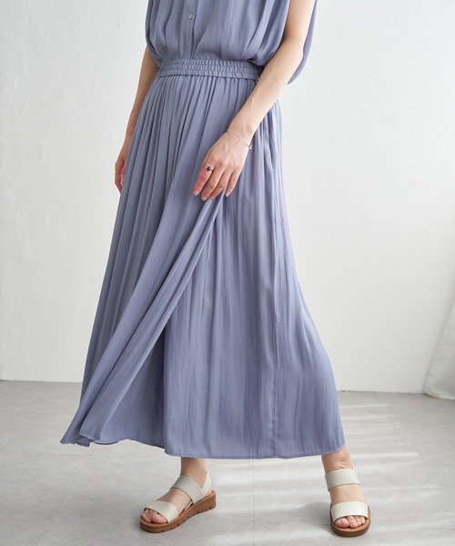 ikka(イッカ)の「【セットアップ対応】カッセンボリュームラップスカーチョ(その他パンツ・レディース・チャコールグレー/ブルー/モカ・M/L/S)」の3枚目の写真