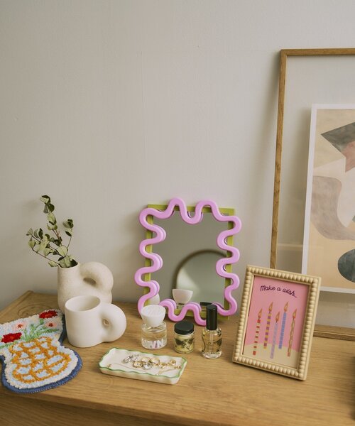 SAHIR（サヒール）の「【SAHIR サヒール】pokopoko photo frame　L（フォトフレーム・レディース・ネイビー/ベージュ・LARGE）」の14枚目の写真