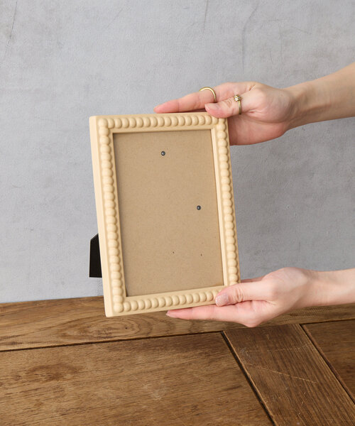 SAHIR（サヒール）の「【SAHIR サヒール】pokopoko photo frame　L（フォトフレーム・レディース・ネイビー/ベージュ・LARGE）」の18枚目の写真