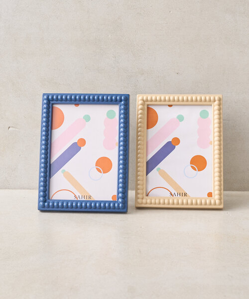 SAHIR（サヒール）の「【SAHIR サヒール】pokopoko photo frame　L（フォトフレーム・レディース・ネイビー/ベージュ・LARGE）」の11枚目の写真