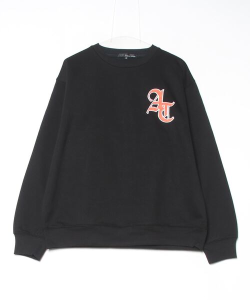 SUGGESTION（サジェッション）の「SUGGESTION/サジェッション BASE BALL 刺繍 トレーナー（スウェット・メンズ・ブラウン/グレー/ブラック・L/M）」の3枚目の写真