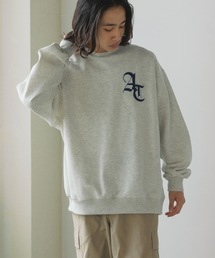 SUGGESTION | SUGGESTION/サジェッション BASE BALL 刺繍 トレーナー(スウェット)