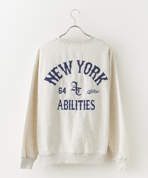 SUGGESTION（サジェッション）の「SUGGESTION/サジェッション BASE BALL 刺繍 トレーナー（スウェット・メンズ・ブラウン/グレー/ブラック・L/M）」の12枚目の写真