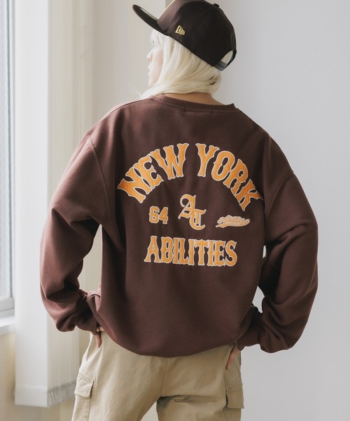 SUGGESTION（サジェッション）の「SUGGESTION/サジェッション BASE BALL 刺繍 トレーナー（スウェット・メンズ・ブラウン/グレー/ブラック・L/M）」の21枚目の写真