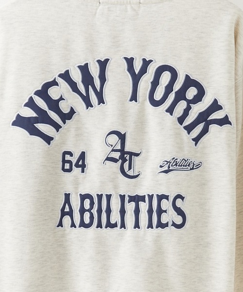 SUGGESTION（サジェッション）の「SUGGESTION/サジェッション BASE BALL 刺繍 トレーナー（スウェット・メンズ・ブラウン/グレー/ブラック・L/M）」の6枚目の写真