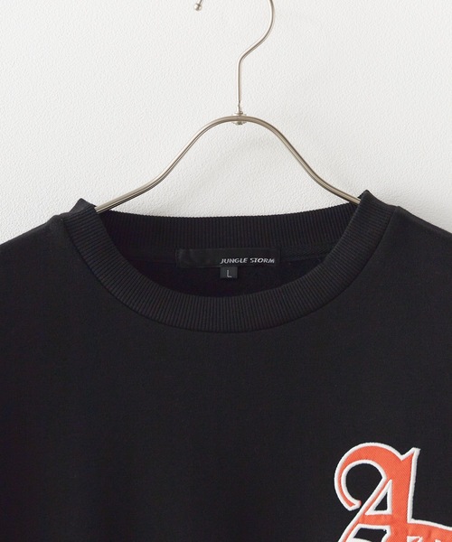 SUGGESTION（サジェッション）の「SUGGESTION/サジェッション BASE BALL 刺繍 トレーナー（スウェット・メンズ・ブラウン/グレー/ブラック・L/M）」の8枚目の写真