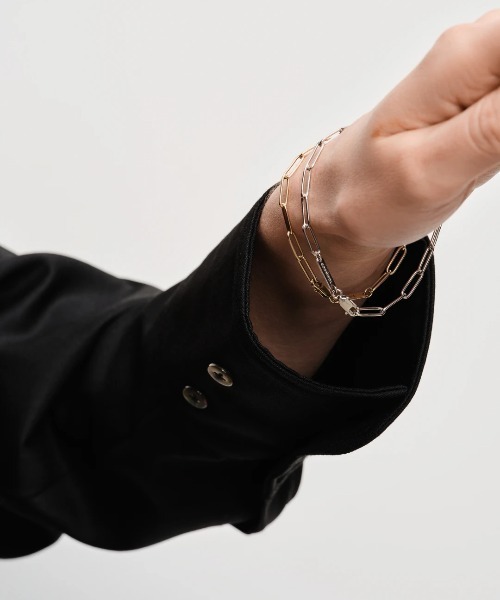 【TOMWOOD / トムウッド】BOX BRACELET GOLD 7INCH TOMWOOD - Box Bracelet 【ボックスブレスレット】 7Inch (17.8