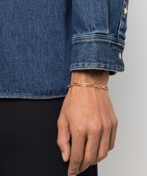 TOMWOOD(トムウッド)】Box Bracelet ゴールドブレスレット ユニ