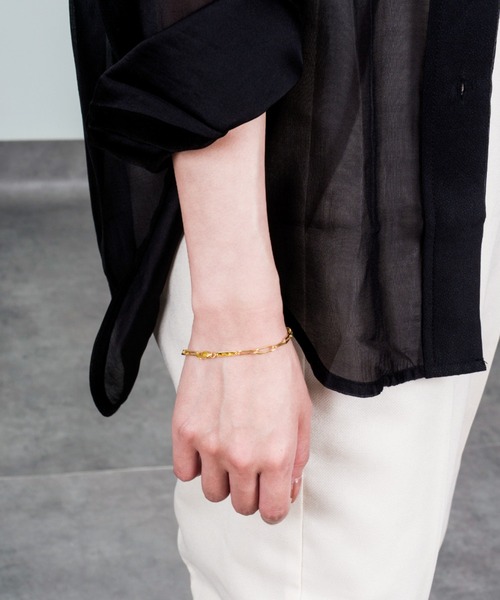 TOMWOOD(トムウッド)】Box Bracelet ゴールドブレスレット ユニ