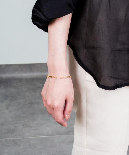 TOMWOOD(トムウッド)】Box Bracelet ゴールドブレスレット ユニ