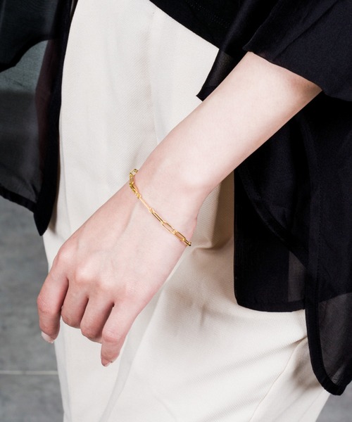 TOMWOOD(トムウッド)】Box Bracelet ゴールドブレスレット ユニ
