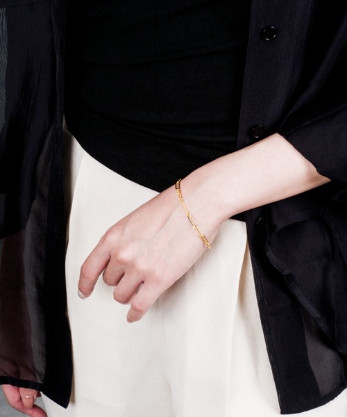 TOMWOOD(トムウッド)】Box Bracelet ゴールドブレスレット ユニ