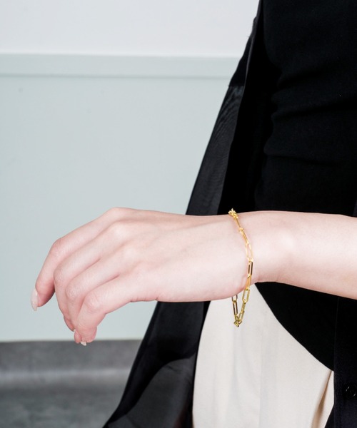 TOMWOOD(トムウッド)】Box Bracelet ゴールドブレスレット ユニ