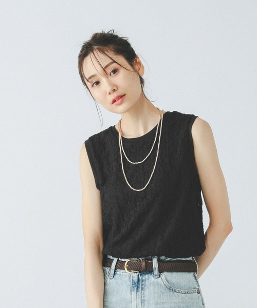 セール】Beauteeレースタンク/497012（タンクトップ）｜GLOBAL WORK