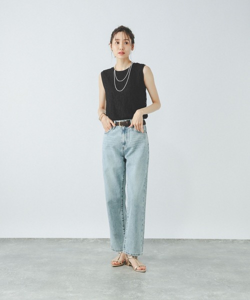 GLOBAL WORK（グローバルワーク）の「Beauteeレースタンク/497012（タンクトップ・レディース・ブラック/ブラウン/グレー/オフホワイト・MEDIUM/LARGE）」の13枚目の写真