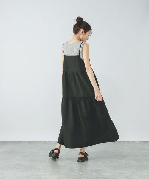 GLOBAL WORK（グローバルワーク）の「Beauteeレースタンク/497012（タンクトップ・レディース・ブラック/ブラウン/グレー/オフホワイト・MEDIUM/LARGE）」の18枚目の写真