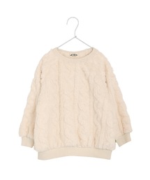 MAKE YOUR DAY | 両面ボアプルオーバー■150.160cm(スウェット)