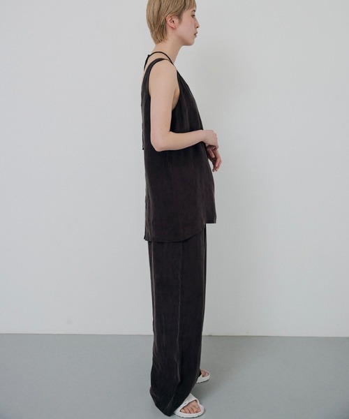 lit（リット）の「Cupra Easy Pants（その他パンツ・レディース・ネイビー/ブラウン・FREE）」の19枚目の写真