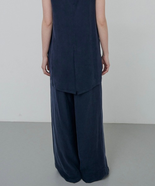 lit（リット）の「Cupra Easy Pants（その他パンツ・レディース・ネイビー/ブラウン・FREE）」の7枚目の写真