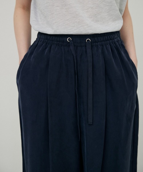 lit（リット）の「Cupra Easy Pants（その他パンツ・レディース・ネイビー/ブラウン・FREE）」の3枚目の写真