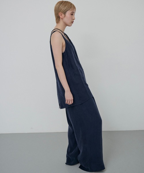 lit（リット）の「Cupra Easy Pants（その他パンツ・レディース・ネイビー/ブラウン・FREE）」の6枚目の写真