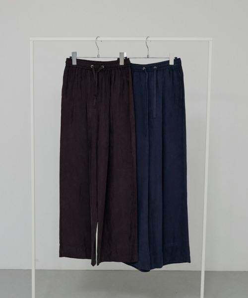 lit（リット）の「Cupra Easy Pants（その他パンツ・レディース・ネイビー/ブラウン・FREE）」の5枚目の写真