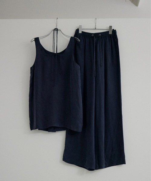 lit（リット）の「Cupra Easy Pants（その他パンツ・レディース・ネイビー/ブラウン・FREE）」の4枚目の写真